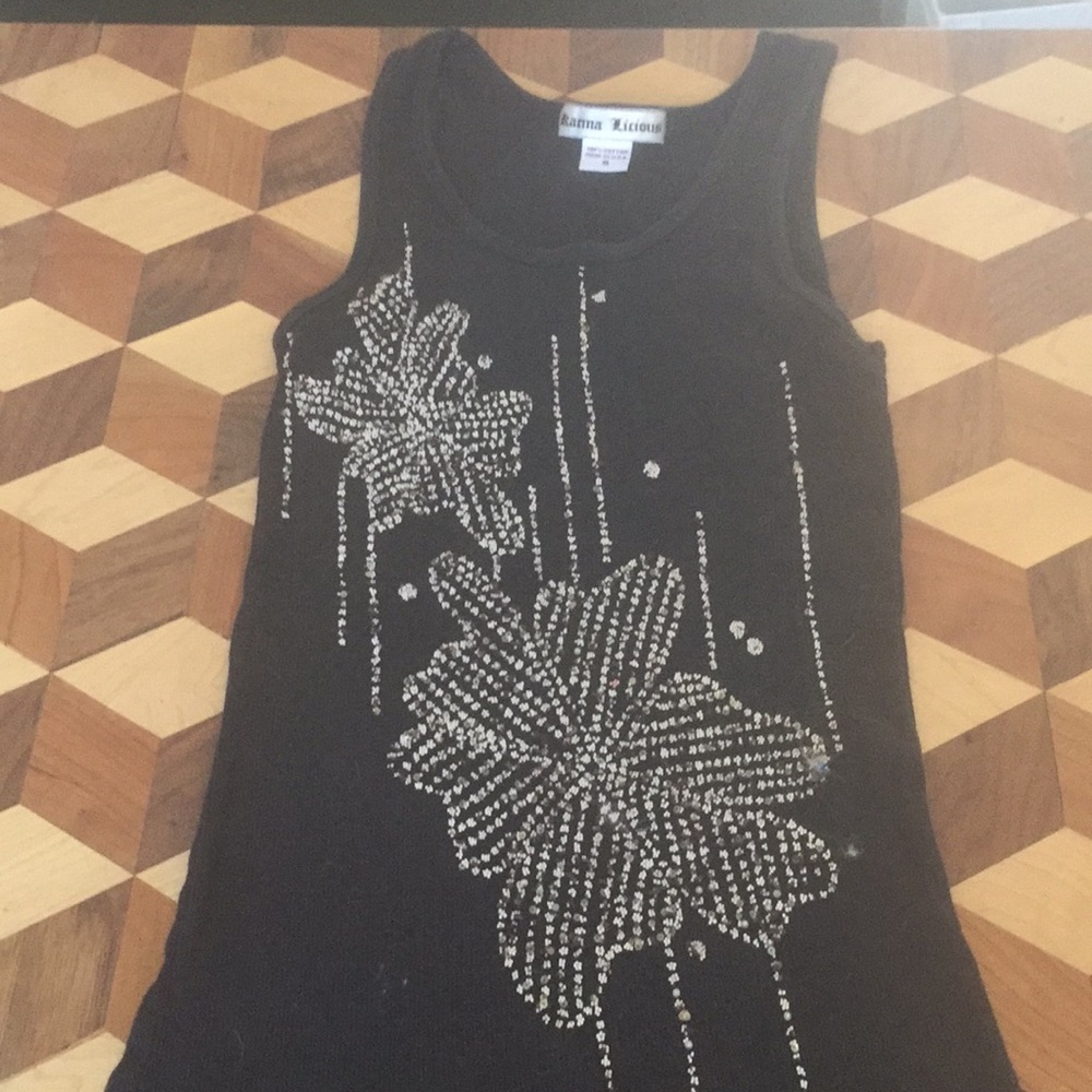 Beaded tank top